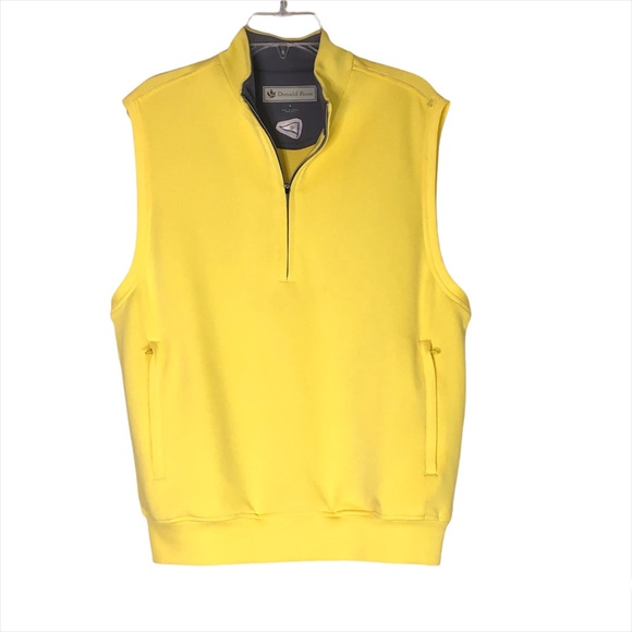 Donald Ross Other - DONALD ROSS Golf Sleeveless Quarter Zip Golf Vest -Size Small
